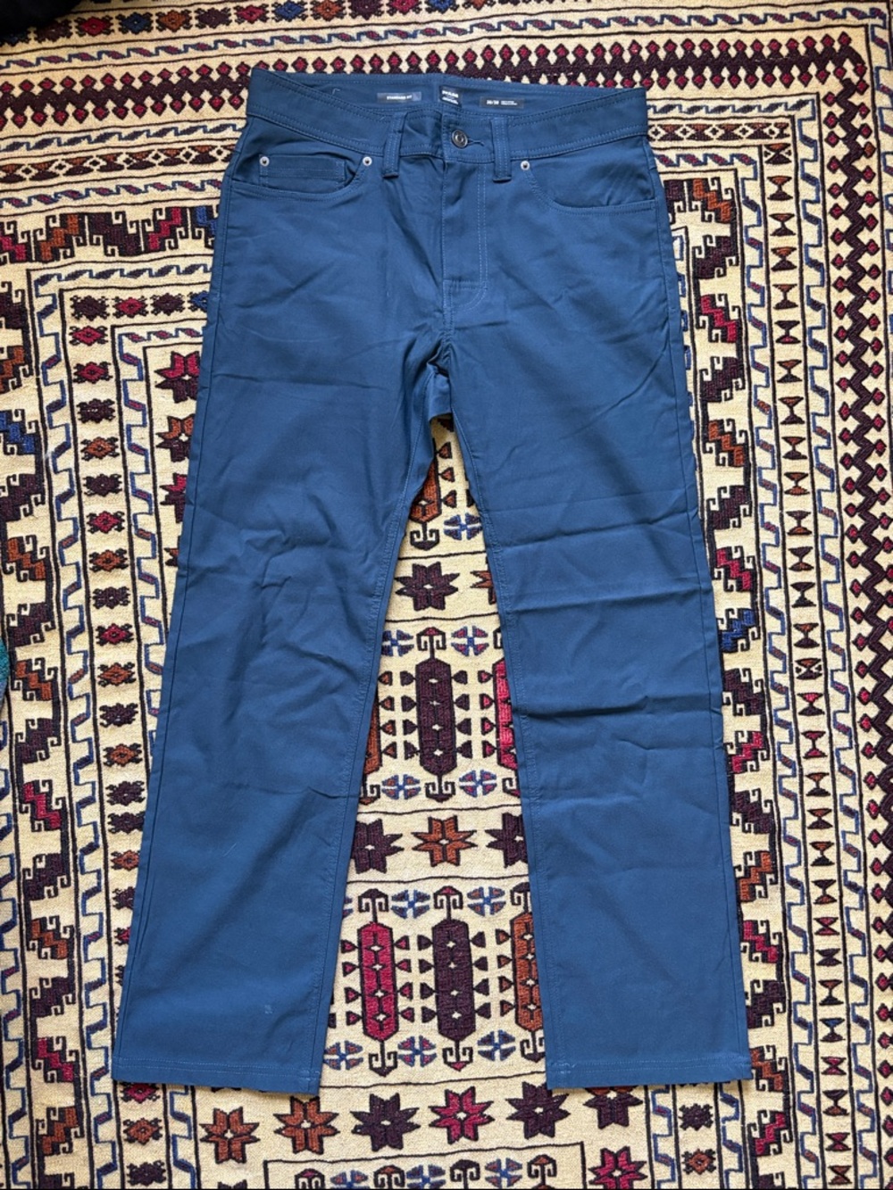 Prana Men's Standard Fit Blue Pants 30 x 30